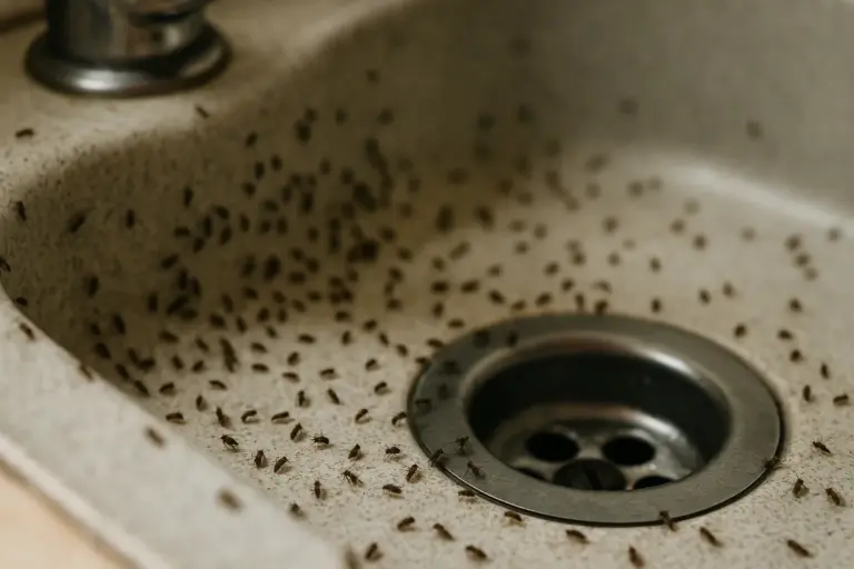 Mosquitinhos na pia? Acabe com eles com esse truque natural