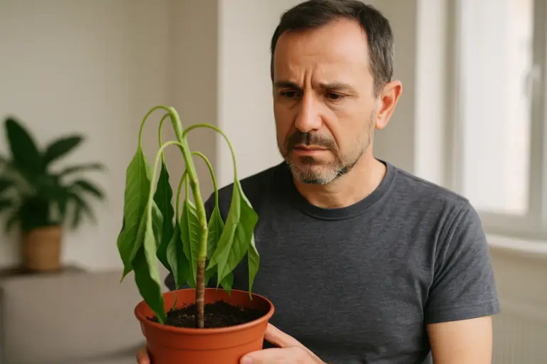 Por que a planta murcha logo depois da troca de vaso (e como evitar)
