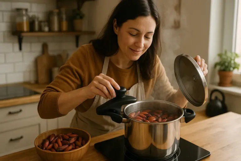Você tem que cozinhar pinhão assim para que fique mais macio e com sabor intenso