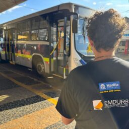 Emdurb fiscaliza e monitora qualidade do serviço no Terminal Urbano de Marília