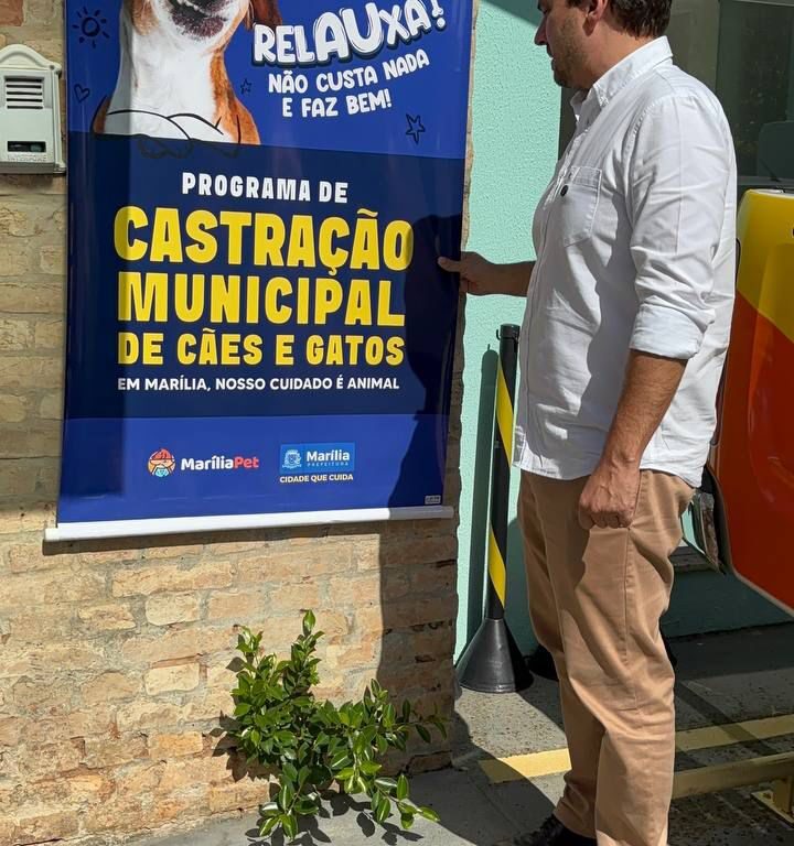 Marília inicia programa de castração e reforça cuidado com os animais