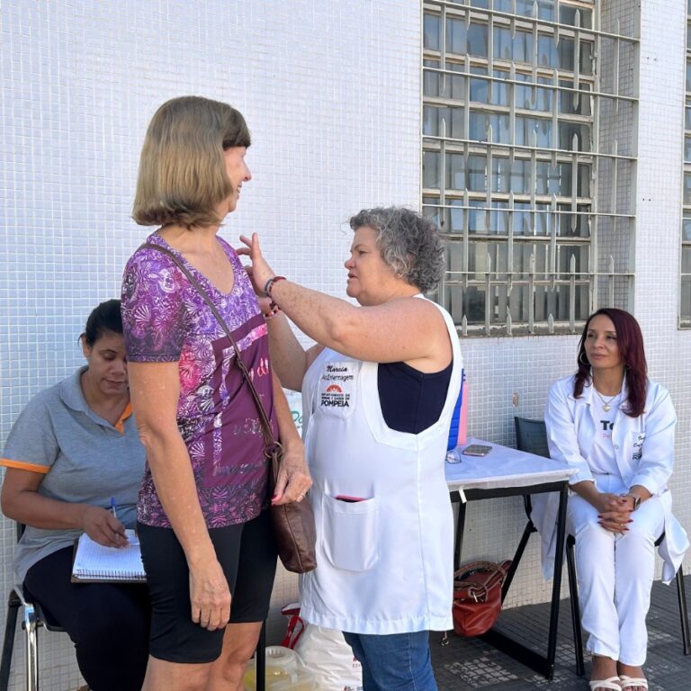 Ação de vacinação contra a gripe imuniza 512 pessoas em três dias em Pompeia