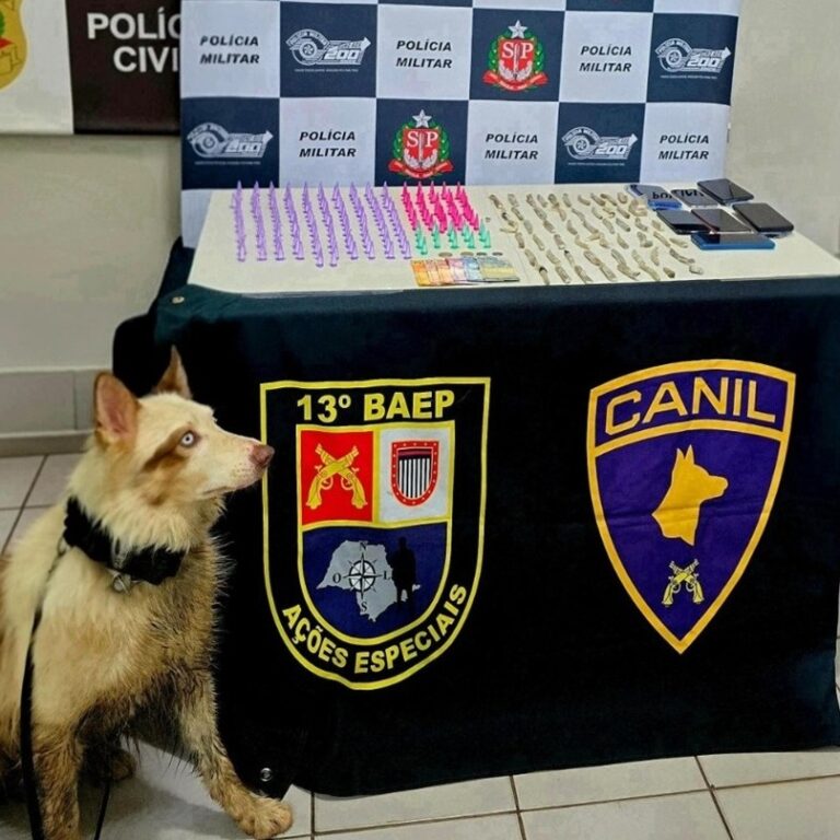 Operação conjunta prende três por tráfico de drogas em Pompeia