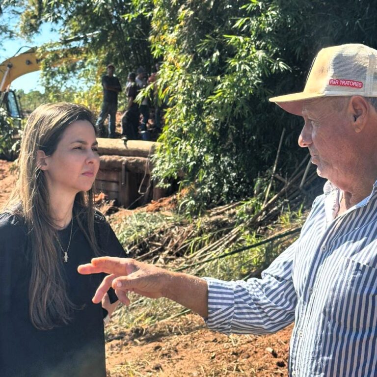 Fabiana Camarinha mobiliza força-tarefa em Rosália e serviços começam a ser feitos
