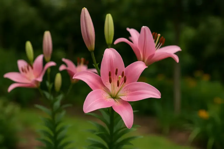 Lírio rosa: como cultivar essa flor elegante e transformar seu jardim com cor e perfume