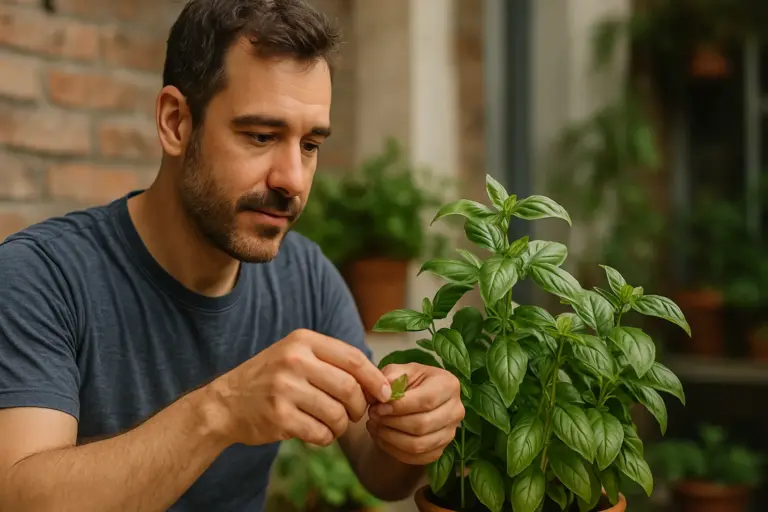Manjericão cresce muito mais forte com 3 cuidados que quase ninguém segue