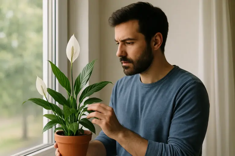 O erro que faz o lírio-da-paz parar de florescer mesmo em locais iluminados