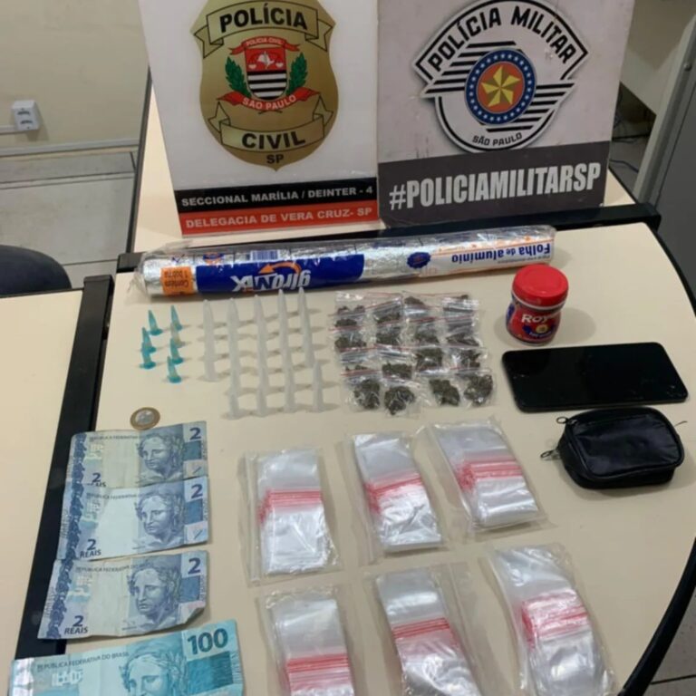 Polícia cumpre mandado e mulher é presa por tráfico de drogas em Vera Cruz