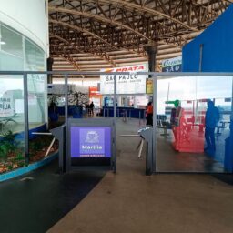 Rodoviária ganha catracas eletrônicas para acesso às plataformas