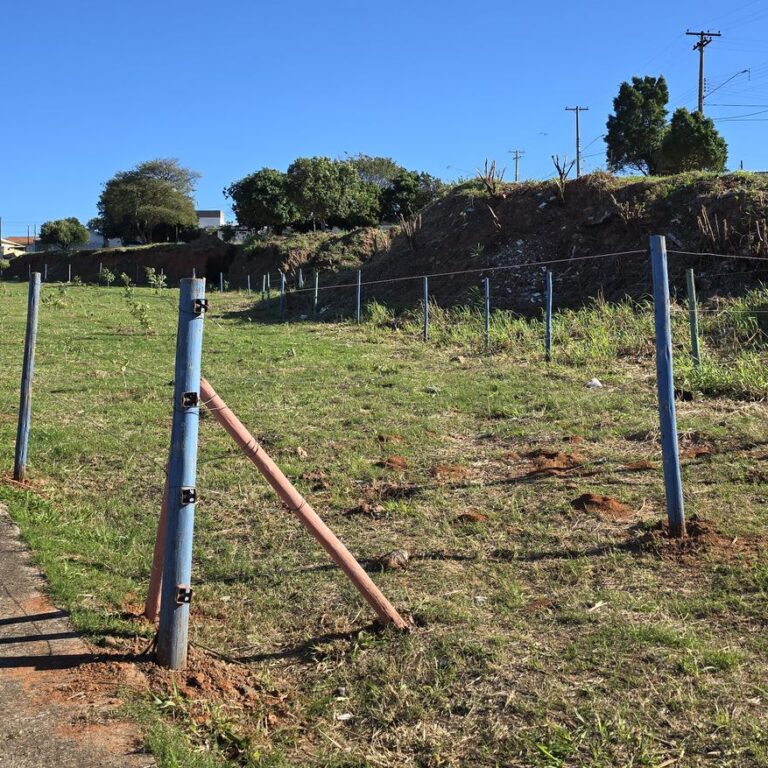 Prefeitura de Marília amplia cercamento e plantio para preservar áreas públicas
