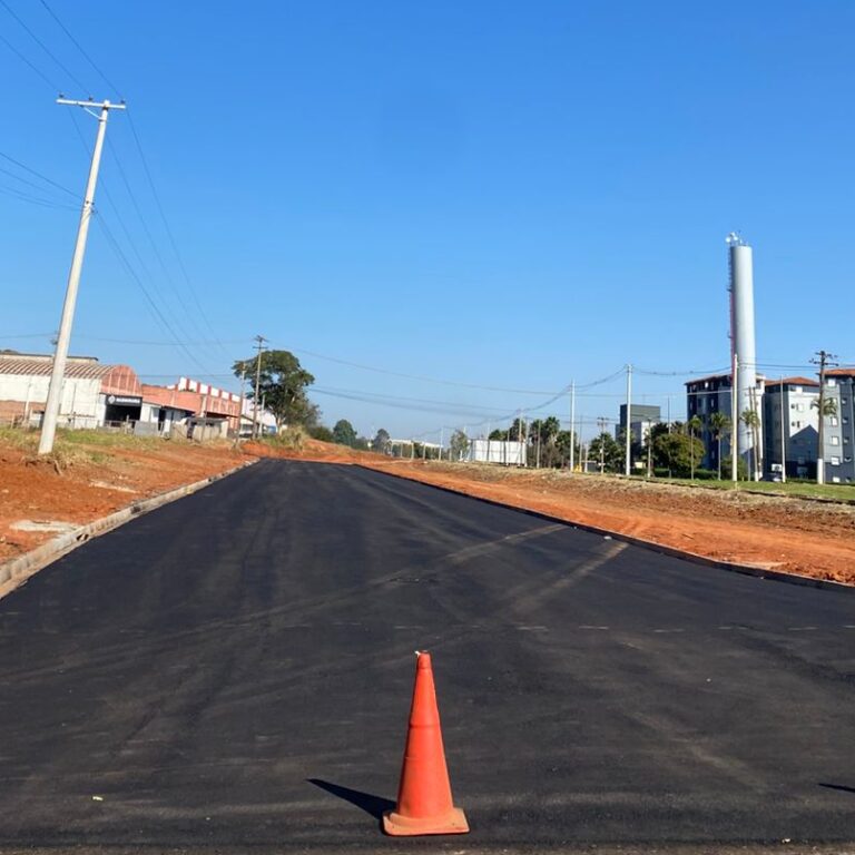 Codemar conclui pavimentação da avenida Brasil no distrito de Lácio