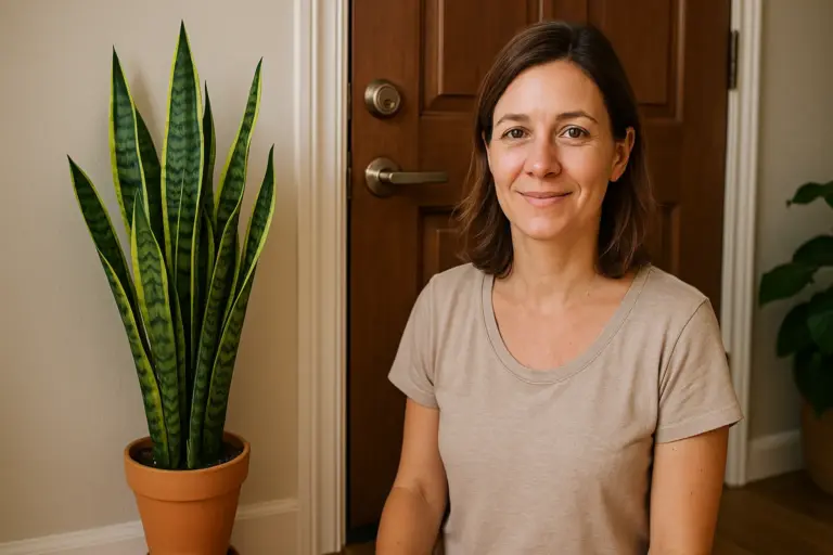 Coloquei a espada-de-são-jorge atrás da porta e a energia da casa melhorou