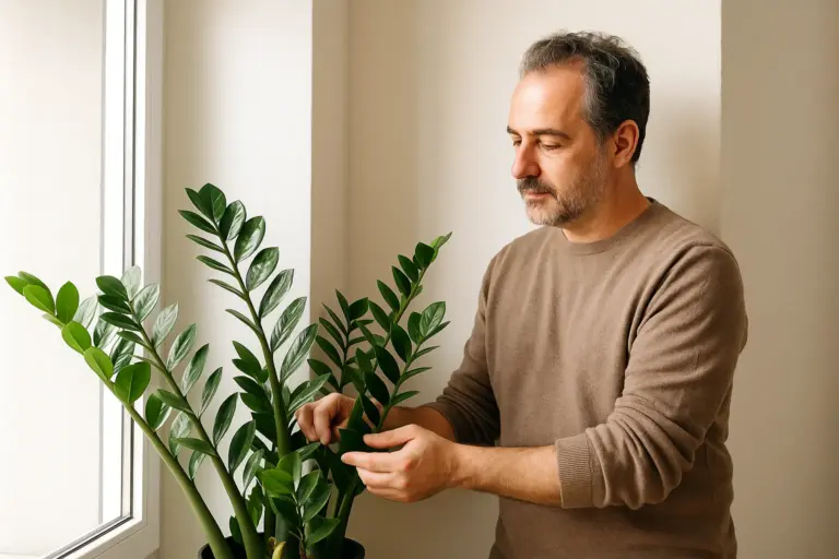 Minha zamioculca cresce 2x mais rápido se posicionada nesse ponto da casa