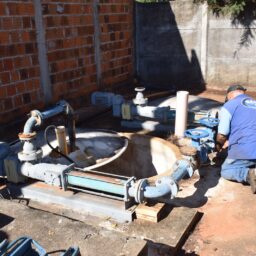 Saae substitui bomba de esgoto no Jardim Iracema em Pompeia