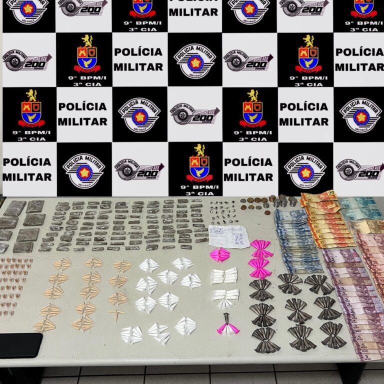 Adolescentes são apreendidos com mais de um quilo de drogas no Santa Antonieta II