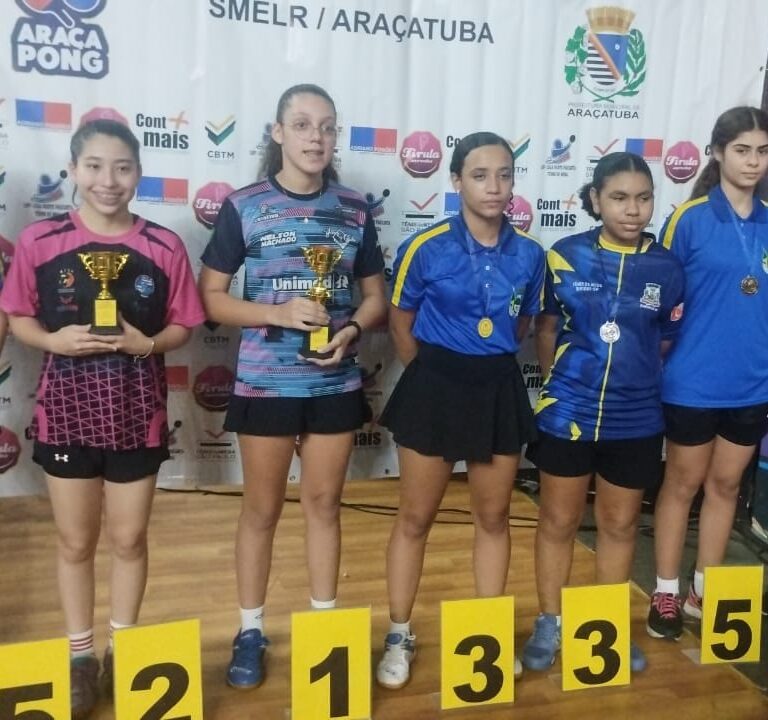 Marília conquista título geral da 4ª etapa da Liga Oeste Paulista de Tênis de Mesa