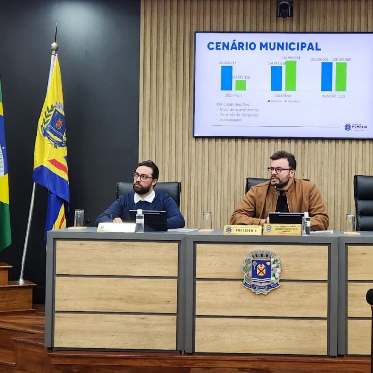 Pompeia apresenta metas e prioridades orçamentárias para 2026
