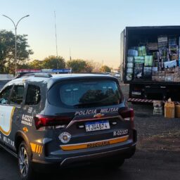 Homem é preso com muamba em ação da PM Rodoviária em Pompeia