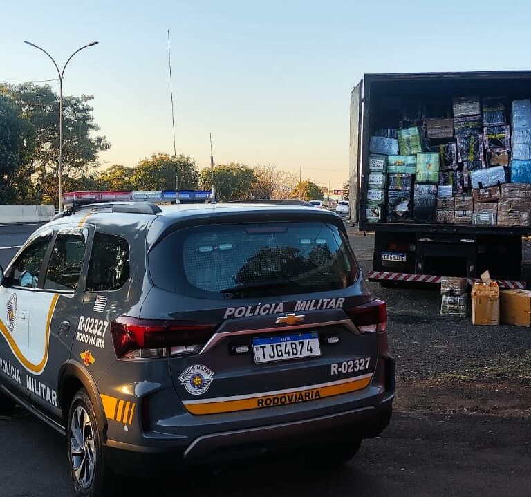 Homem é preso com muamba em ação da PM Rodoviária em Pompeia