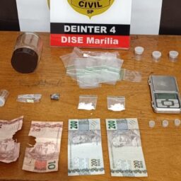 Maracá tem prisão de morador por tráfico de drogas, durante ação da Dise