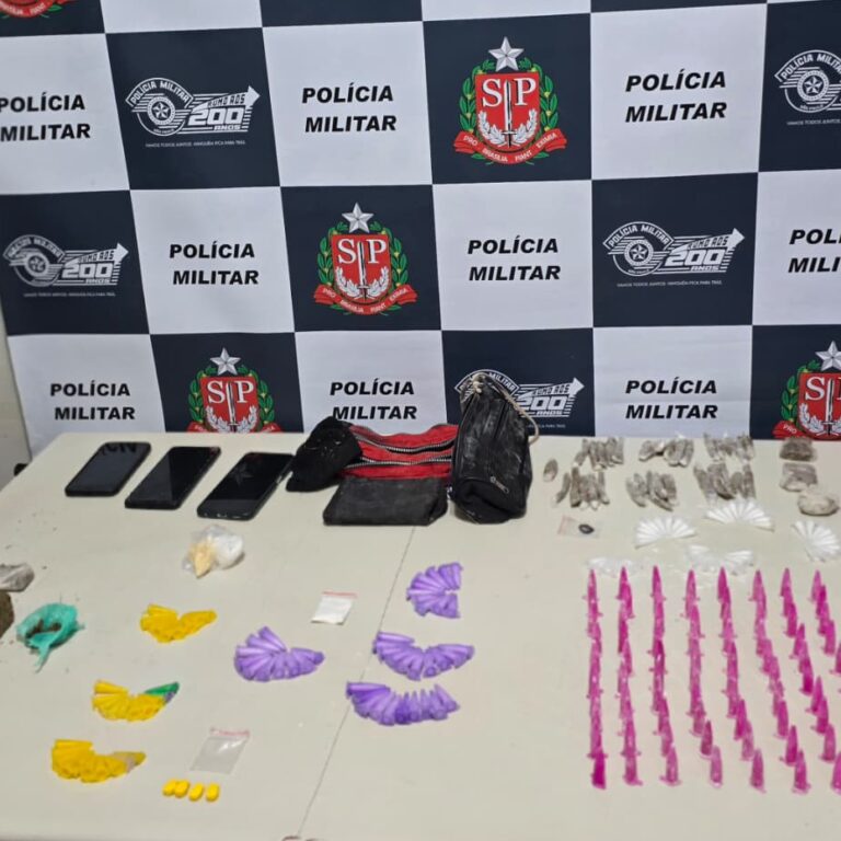 Trio é preso por tráfico e associação para o crime em Pompeia durante operação