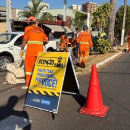 Zeladoria urbana segue com serviços na rua Monte Carmelo, no Fragata
