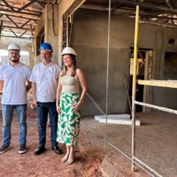 Prefeitura vistoria obras da nova Emei Altos do Palmital, prevista para 2026