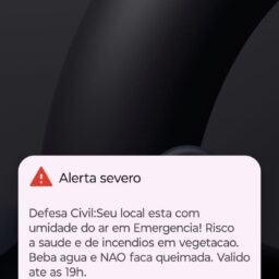 Defesa Civil dispara alerta severo de baixa umidade do ar em Marília
