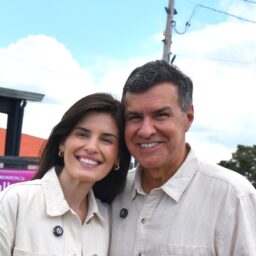 Dani Alonso e Capitão Augusto fiscalizam obras do terminal urbano