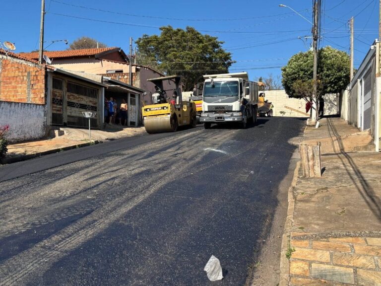 Nova etapa do programa Asfalto Novo é iniciada com investimento de R$ 293 mil