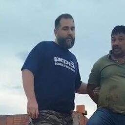 Vídeo mostra momento em que construtor foi preso pela Polícia Civil em Marília