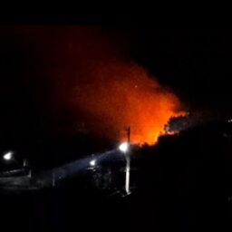 Queimada sinaliza perigo e leva transtornos a moradores