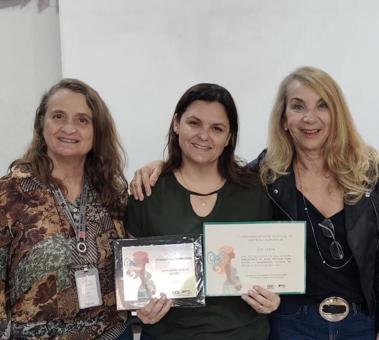 Quintana recebe prêmio por excelência na prevenção da sífilis congênita