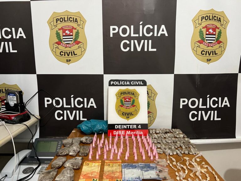 Polícia Civil prende jovem de 23 anos por tráfico de drogas na zona oeste