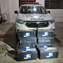 Tentativa de furto de baterias solares termina com prisão; prejuízo passa de R$ 70 mil