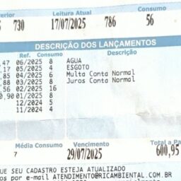 Moradora acusa superfaturamento de conta de água e tem pedido negado