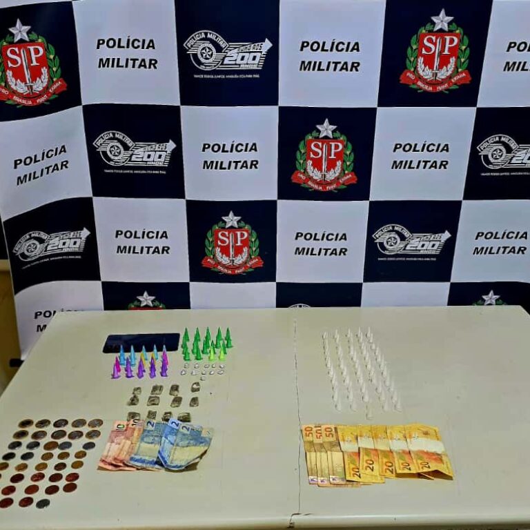 Tráfico, ameaça de morte envolvendo menor e fuga termina em prisão