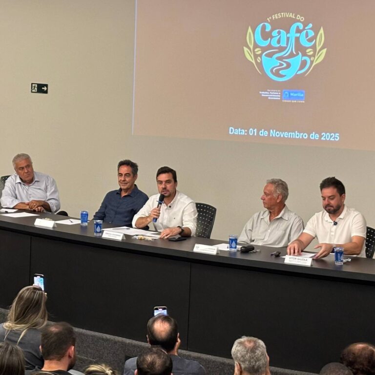 Prefeitura lança 1º Festival do Café de Marília em evento no Ciesp