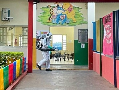 Nebulização será realizada em escolas da zona oeste para o controle da dengue