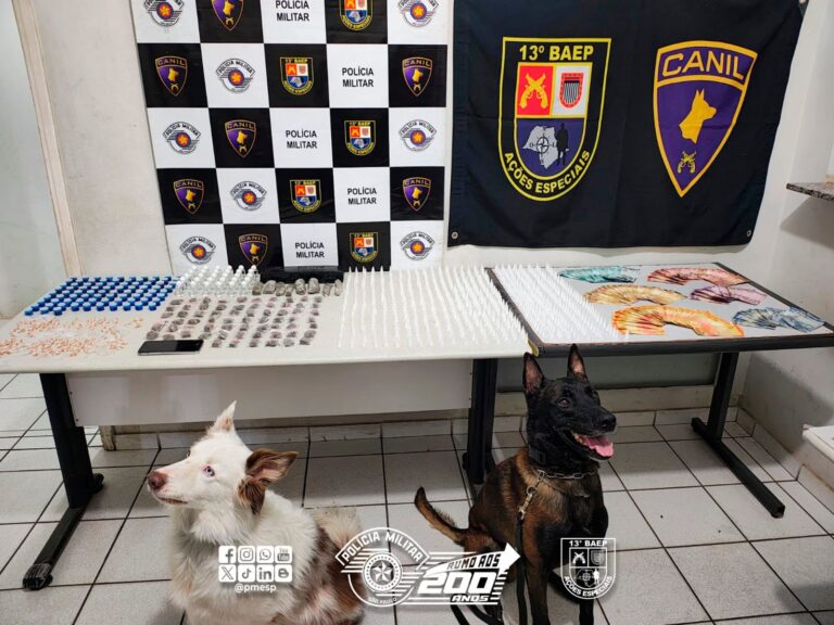 Homem é preso com mais de mil porções de drogas em Marília