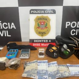 Ação da Dise prende jovem de 22 anos por tráfico de drogas