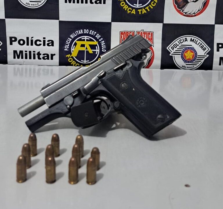 Agente penitenciário procurado pela Justiça é preso com arma e munições na Vila Barros