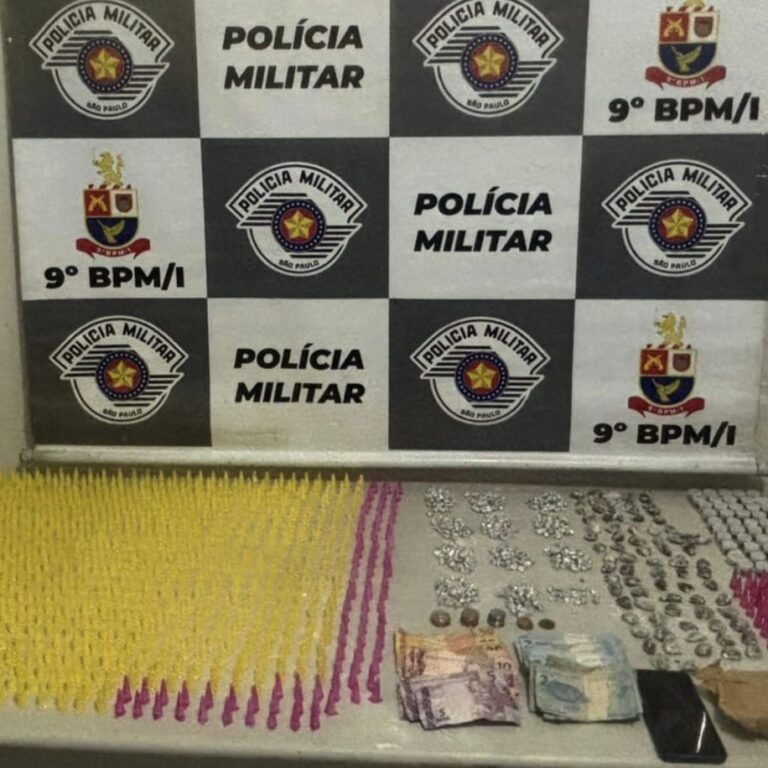 Suspeito de tráfico agride PM, cai em quintal e acaba mordido por pitbull
