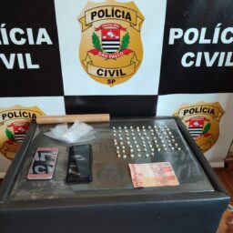 Tráfico de drogas leva homem à prisão durante operação conjunta em Garça