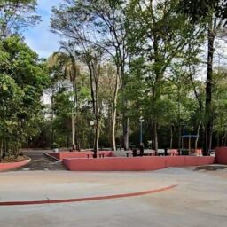 Bosque de Marília ganha novos bebedouros e espaço para eventos