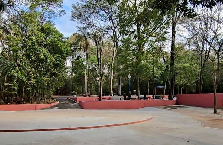 Bosque de Marília ganha novos bebedouros e espaço para eventos