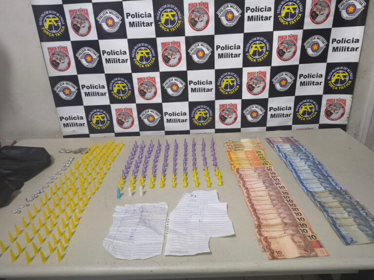 Incursão da PM termina com prisão e drogas apreendidas na Delfim Moreira