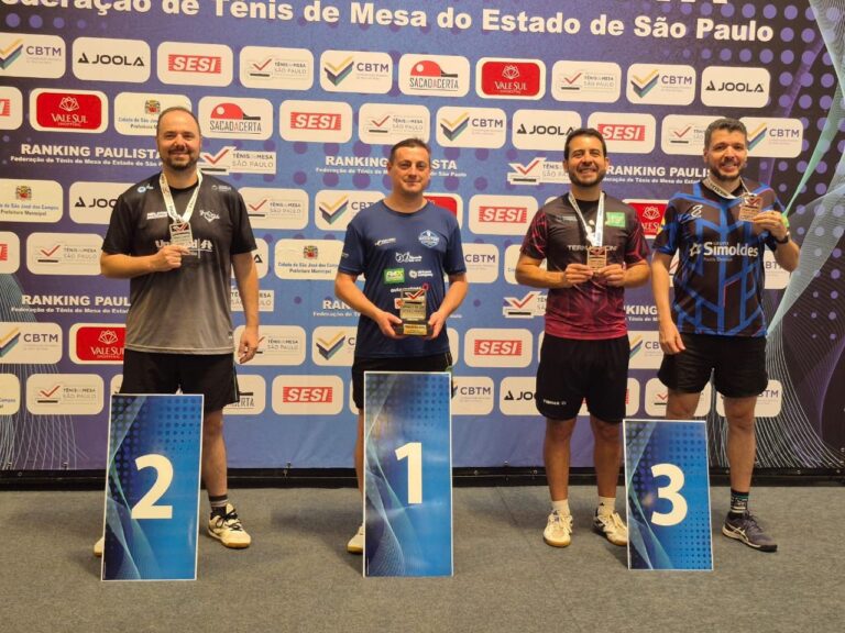 Tênis de Mesa de Marília brilha no Paulistão com 13 medalhas e segundo lugar estadual