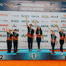 Ginástica artística de Marília encerra Torneio Nacional com dois títulos e sete medalhas