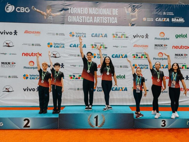 Ginástica artística de Marília encerra Torneio Nacional com dois títulos e sete medalhas